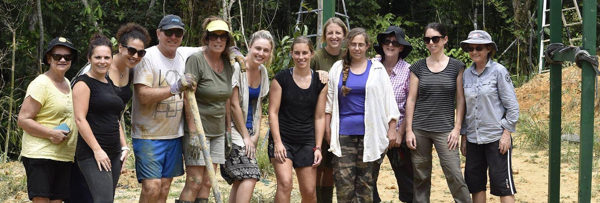 The Baby Playground Is Complete At Samboja Lestari - The Great Projects Volunteers Hard Work Pays Off!