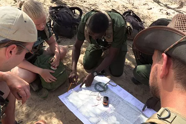 Map Reading with the Anti-poaching Team