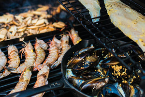 Meals at Mozambican Marine Conservation Project