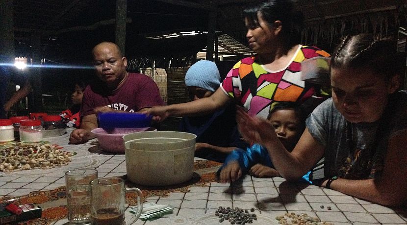 One Of Our Volunteers Has A Snap-Chat With The Children Of The Iban Tribe! 