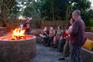Volunteer Accommodation Fire Pit - Chimp Eden