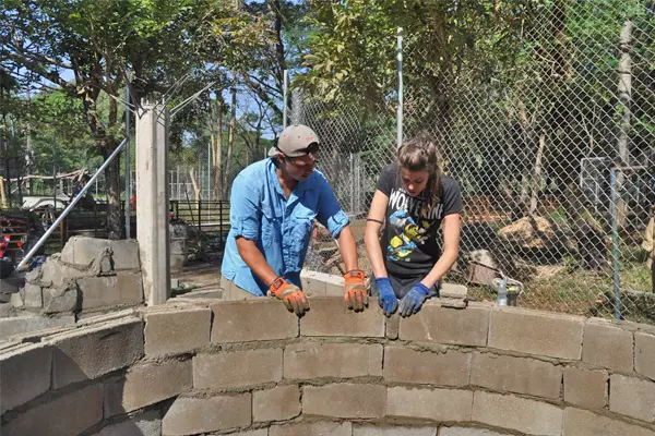 Building a Wall at the Laos Wildlife Sanctuary