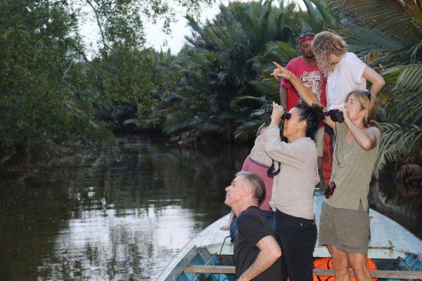 Volunteers Cruising down the Black River