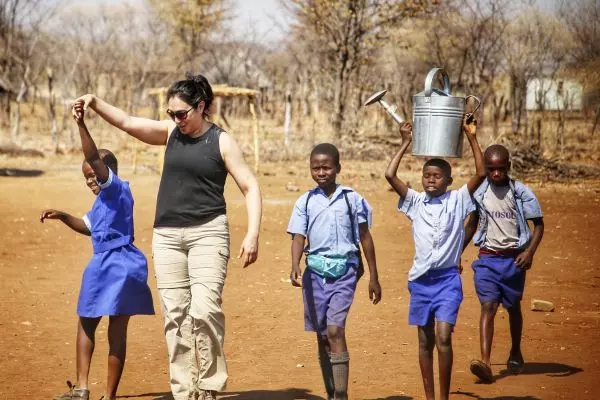 Children at the Masuwe School