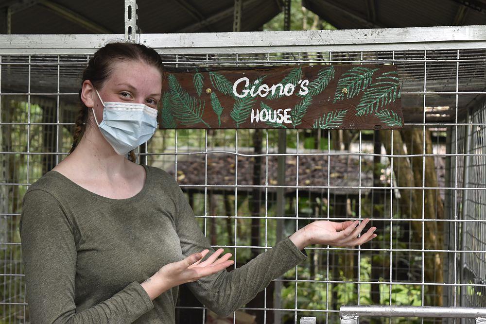 Sun Bear Giono's House Sign