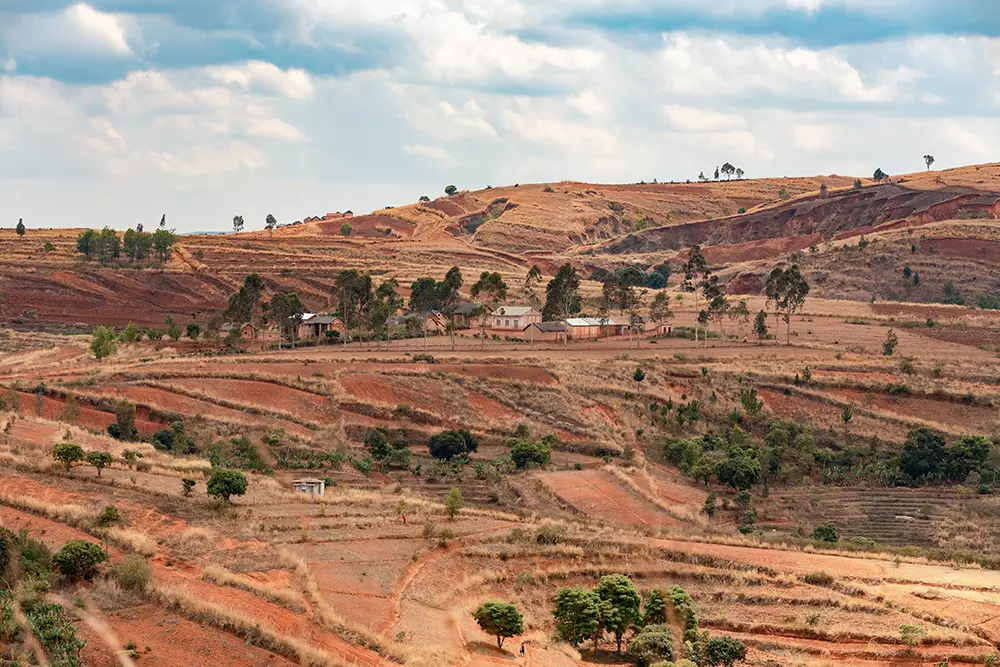 Deforested Land in Madagascar