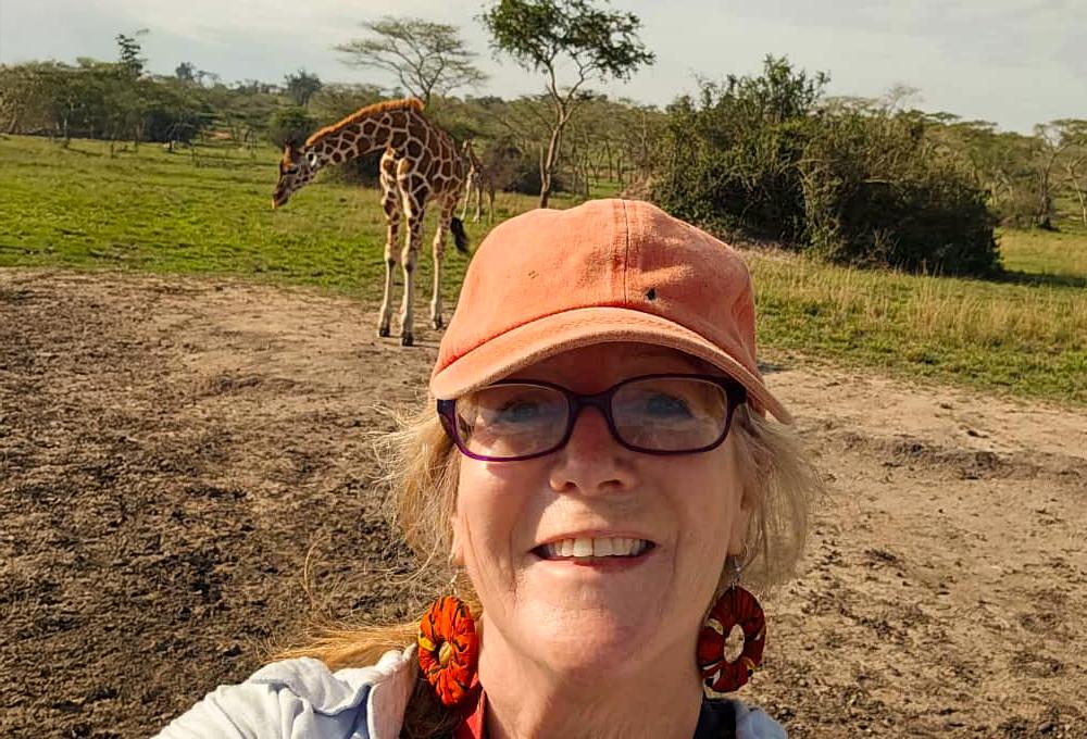 Sharon and Giraffe