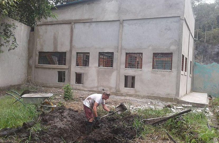 Construction in Borneo