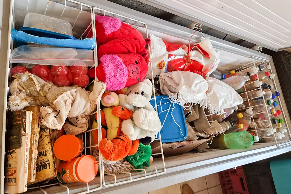 Enrichment Fridge at Chimp Eden