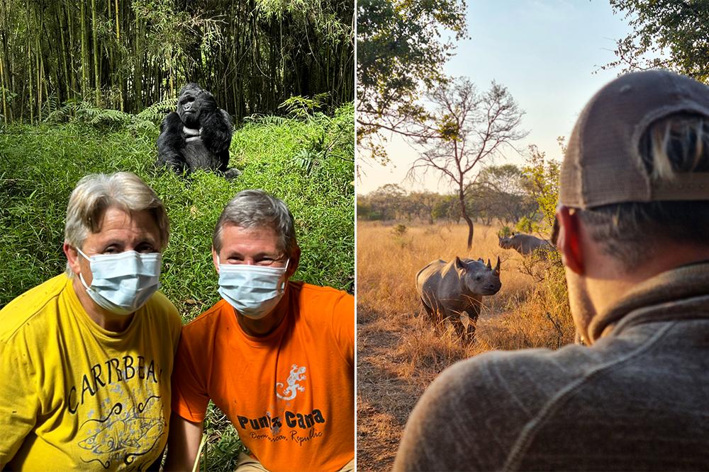 Mature Volunteers with Great Wildlife