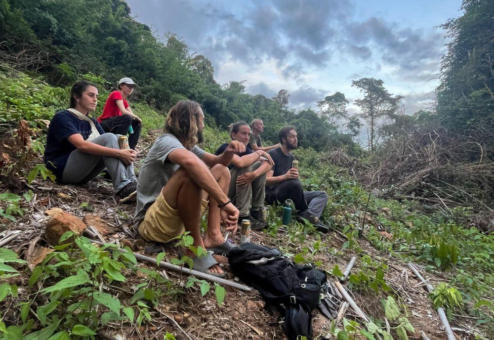 Volunteers Relaxing - Laos Wildlife Sanctuary