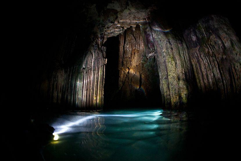 Underwater cave