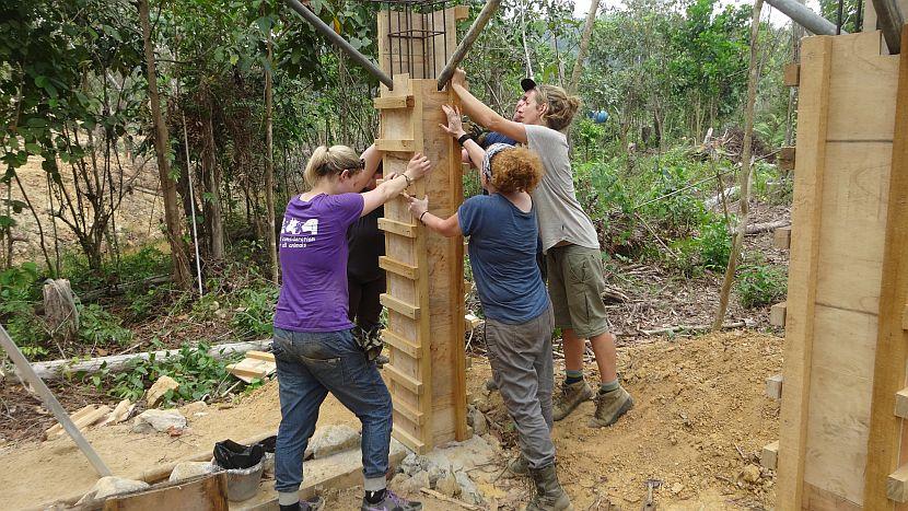 Volunteers at Samboja Lestari