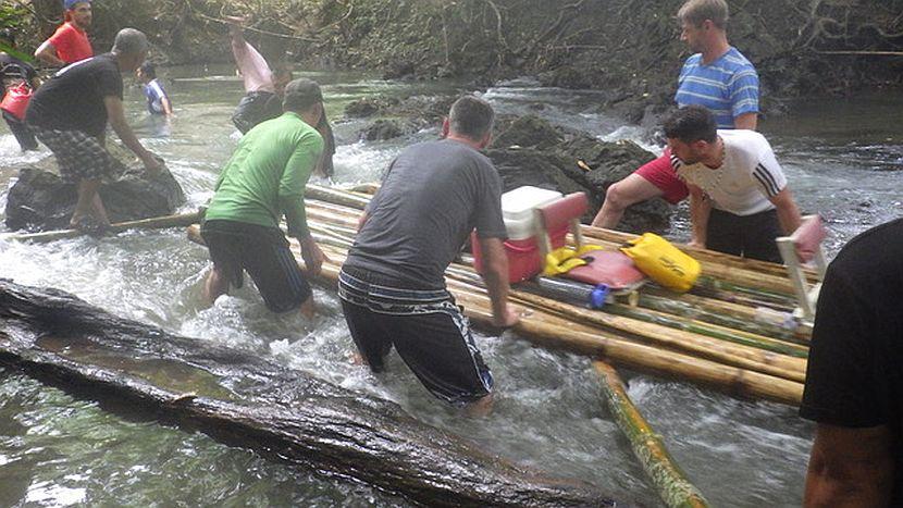 Rafting in the rainforest