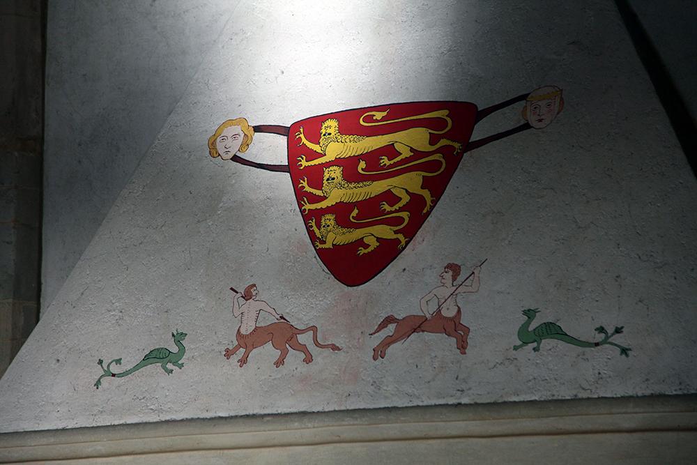 Crest in Tower of London