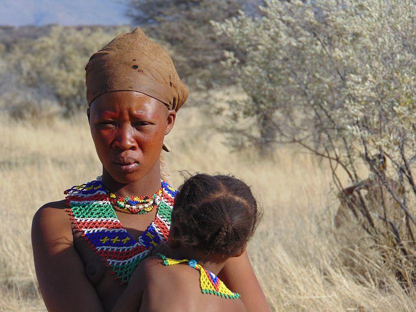 Sans Bushmen in Namibia