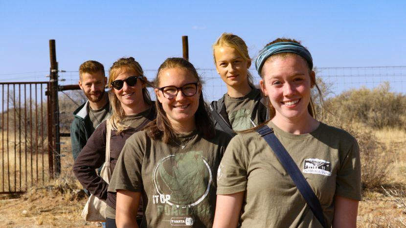 Volunteers At The Namibia Wildlife Sanctuary